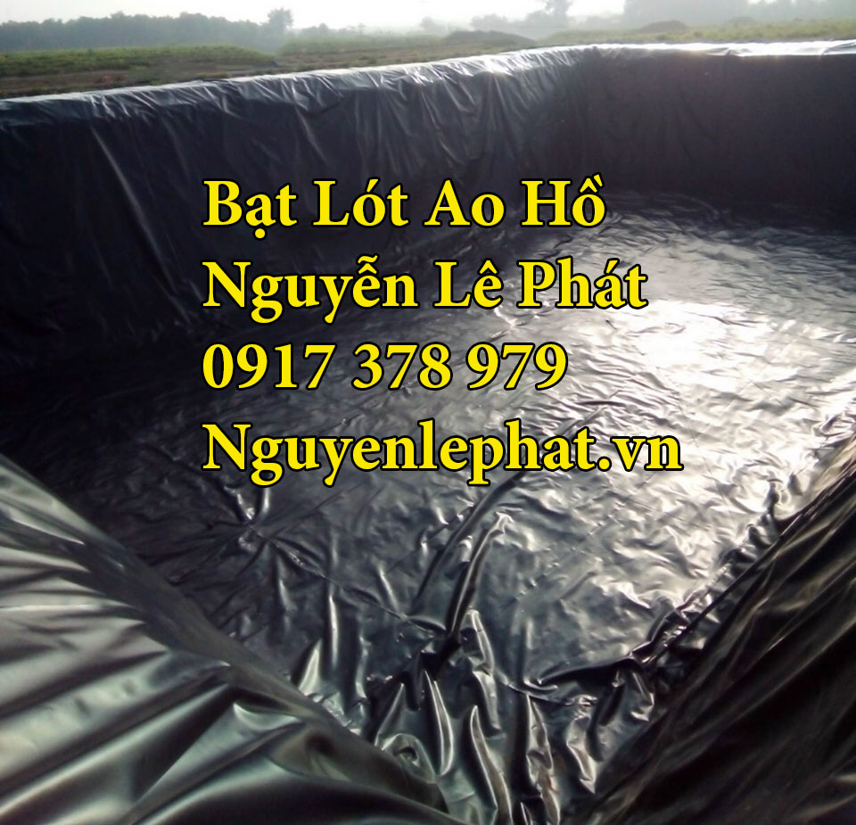 Bề mặt bạt HDPE bóng mịn, kháng tia cực tím cực tốt