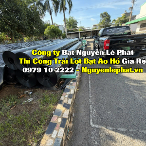 Bạt Nhựa HDPE Lót Ao Hồ Chứa Nước Tưới Cây Nuôi Cá Tại TP Buồn Ma Thuột Đắk Lắk